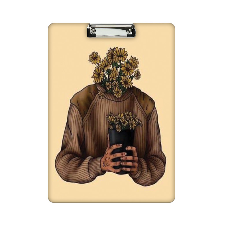 تخته شاسی طرح گل کد 497 سایز A4