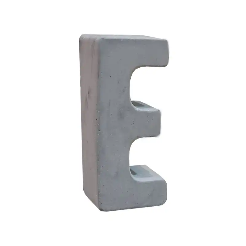دکوری مدل بتنی طرح حرف E