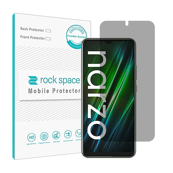 محافظ صفحه نمایش حریم شخصی راک اسپیس مدل HyPRV مناسب برای گوشی موبایل ریلمی Narzo 50i Prime