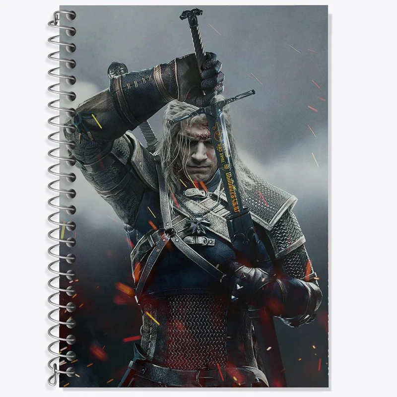 دفتر لغت 50 برگ خندالو مدل گرالت سریال ویچر Witcher کد 27419