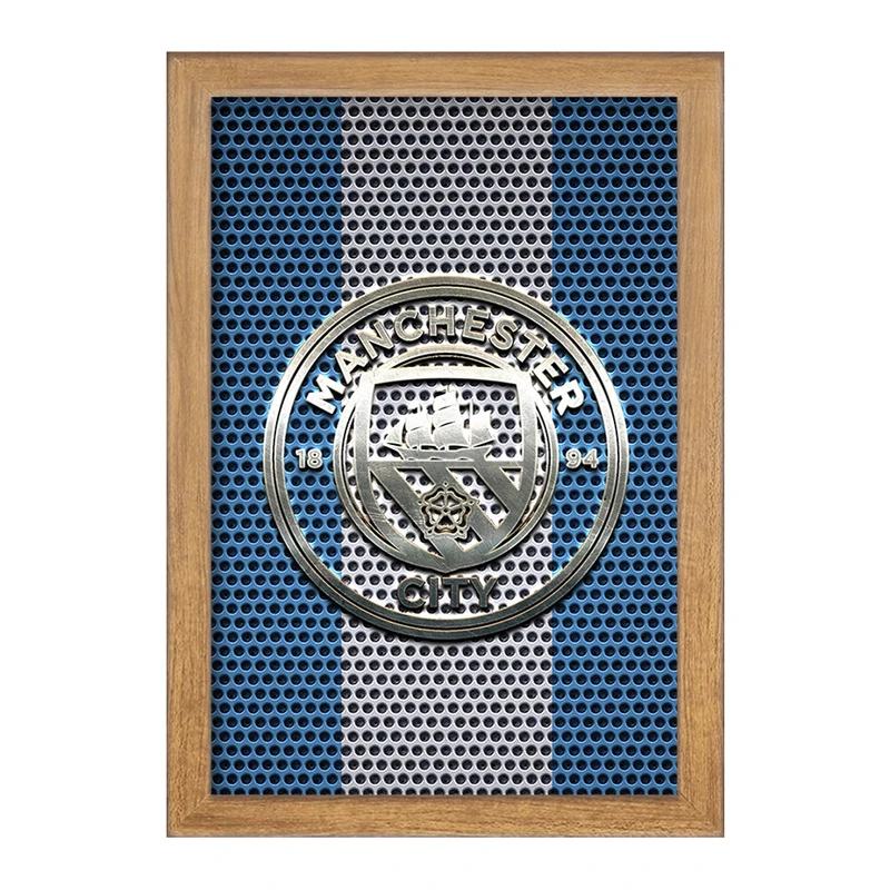 تابلو خندالو مدل باشگاه منچستر سیتی کد 26777