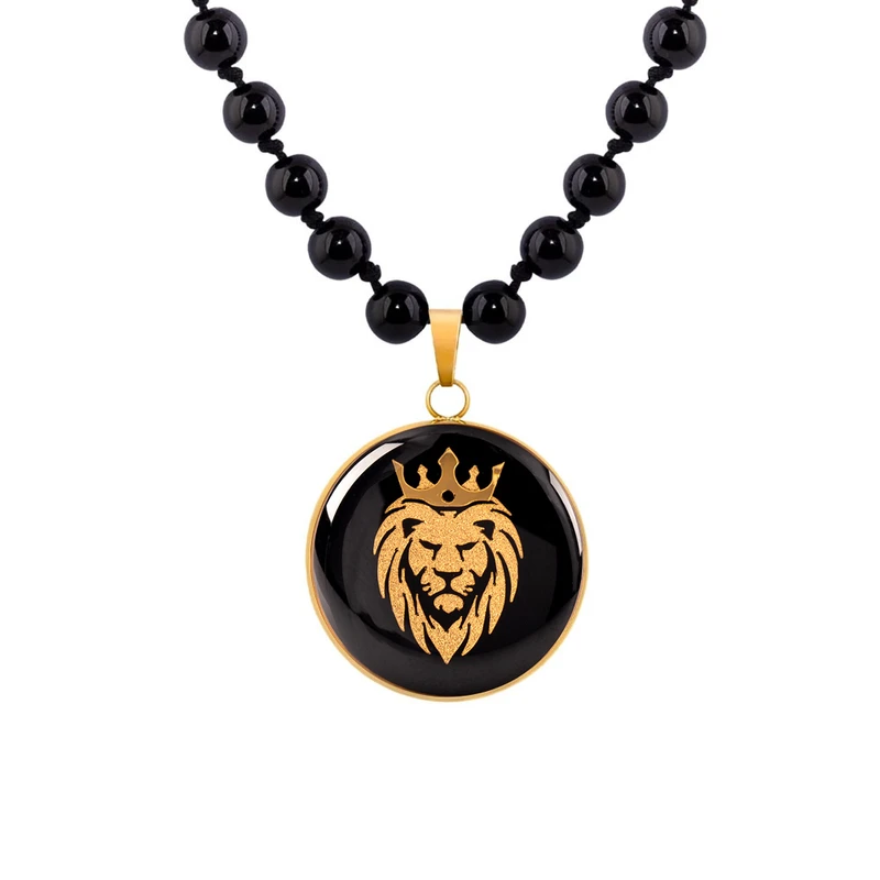 گردنبند مردانه الون مدل شیر