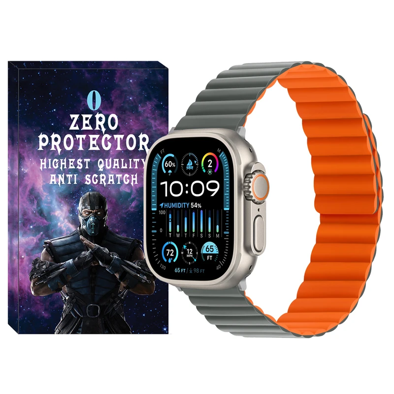 بند زیرو مدل SIC Link ZR GY مناسب برای ساعت هوشمند ویرفیت T800 Ultra / T900 Ultra / HK8 Pro Max / HK9 Ultra 2