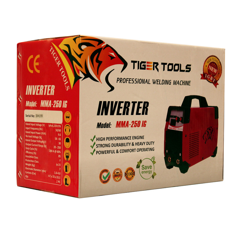 دستگاه جوش 250 آمپر تایگر تولز مدل 250IG دستگاه جوش 250 آمپر تایگر تولز مدل 250IG