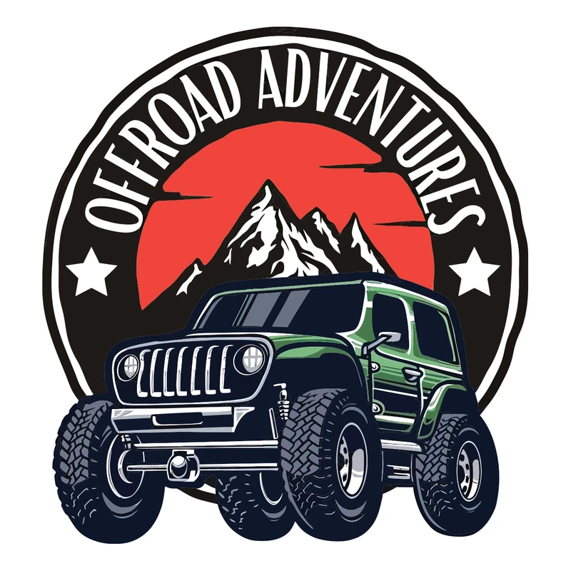 برچسب لپ تاپ پویا مارکت طرح آفرود کد 3292