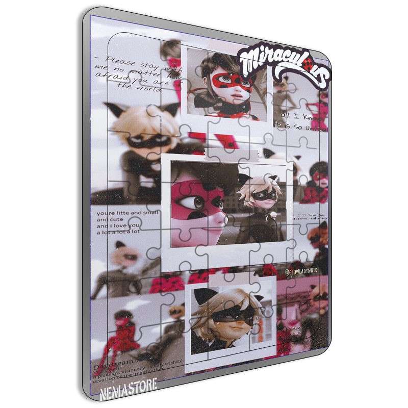 پازل 35 تکه نمااستور طرح دختر کفشدوزکی کد 1038