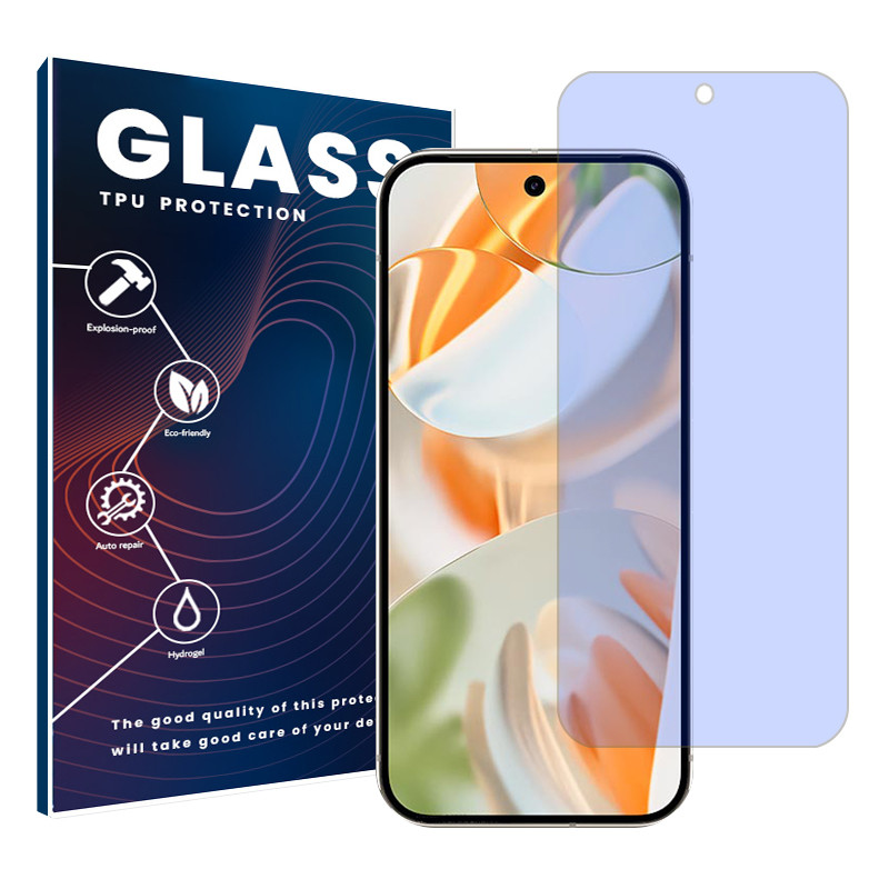 محافظ صفحه نمایش ضداشعه آبی گلس مدل Resistant مناسب برای گوشی موبایل گوگل Pixel 9 Pro