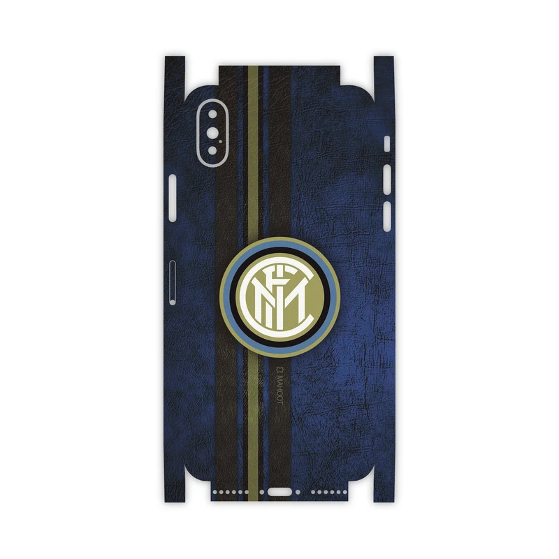 برچسب پوششی ماهوت مدل Inter-Milan-FC-FullSkin مناسب برای گوشی موبایل اپل iPhone X