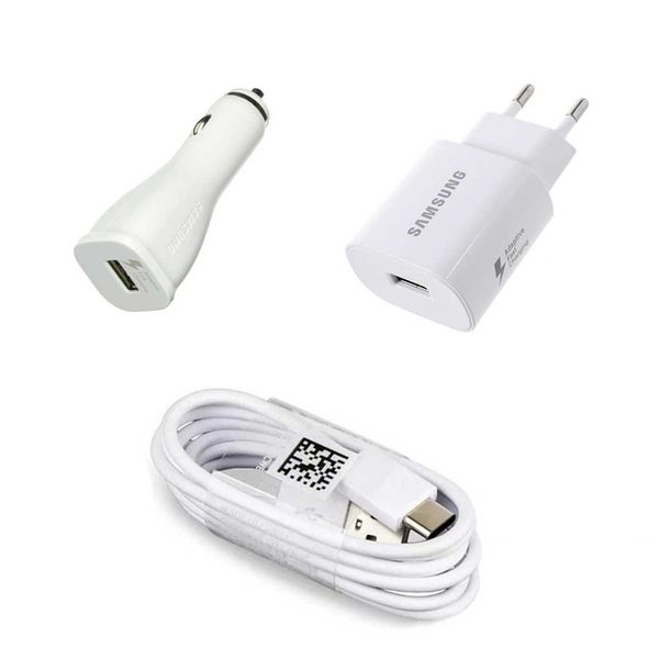 شارژر دیواری مدل EP-TA600 به مراه کابل USB-C و شارژر فندکی شارژر دیواری مدل EP-TA600 به مراه کابل USB-C و شارژر فندکی