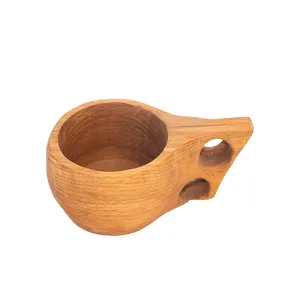 ماگ چوبی مدل دسته دار
