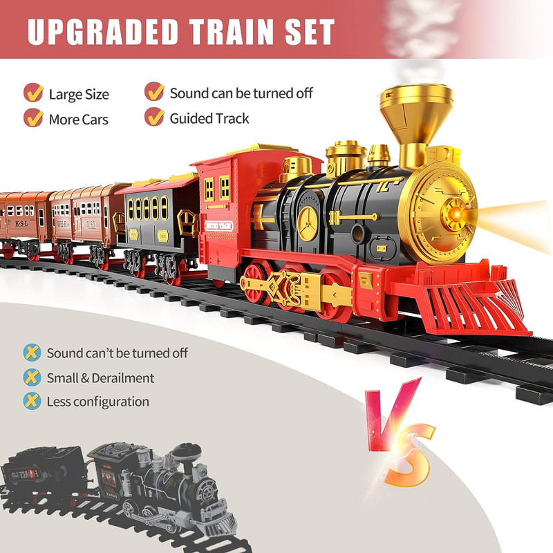 قطار بازی کنترلی مدل Electric steam Train کد 699