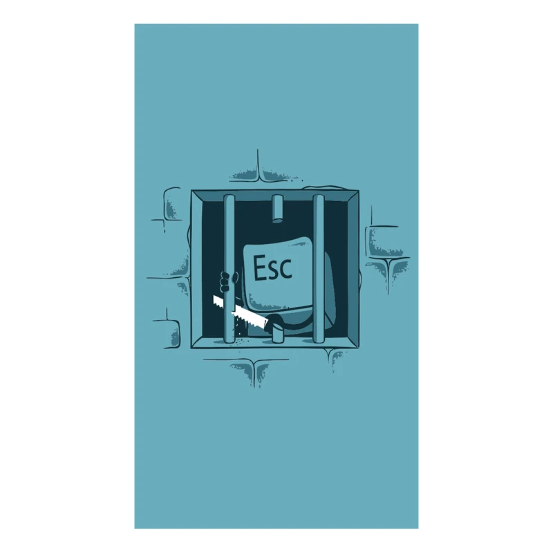 برچسب لپ تاپ پویا مارکت طرح راه فرار کد 3147