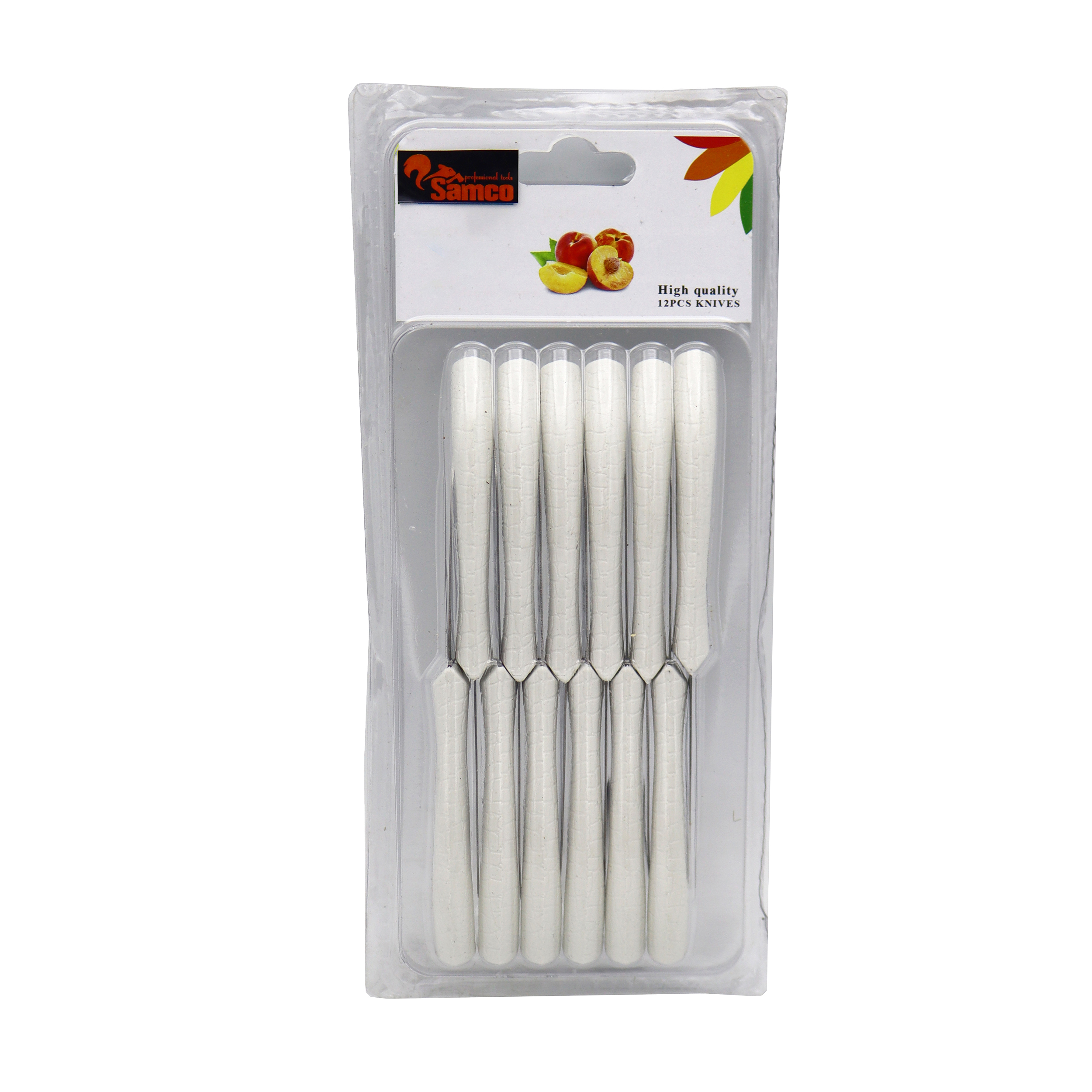 چاقو میوه خوری سامکو مدل YPD-SF-012 بسته 12 عددی