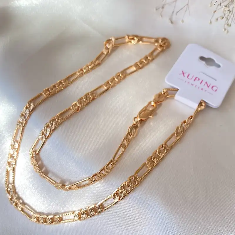 زنجیر زنانه ژوپینگ مدل فیگارو کد FR