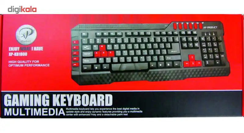کیبورد مخصوص بازی ایکس پی-پروداکت مدل XP KB1800