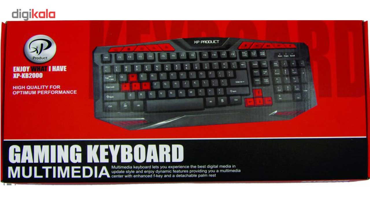 کیبورد مخصوص بازی اکس پی پروداکت مدل XP KB2000 main 1 1