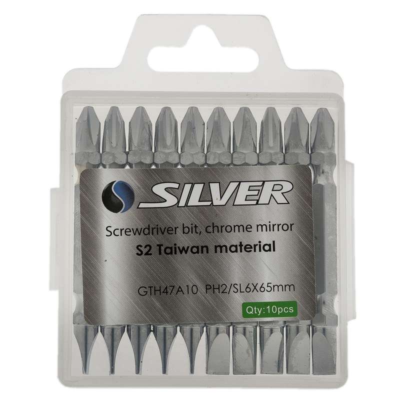 سری پیچ گوشتی دوطرفه سیلور مدل GTH47A10 بسته 10 عددی