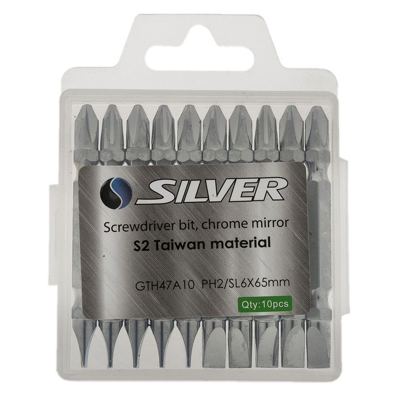 سری پیچ گوشتی دوطرفه سیلور مدل GTH47A10 بسته 10 عددی