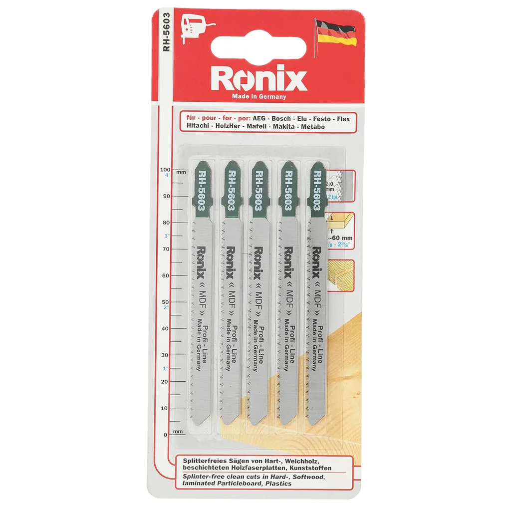 تیغ اره عمودبر رونیکس مدل RH-5603 بسته 5 عددی