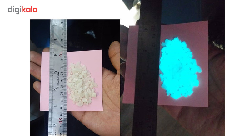 سنگ ریزه تزیینی شب تاب مدل I-BLUE-110 (ده گرمی)