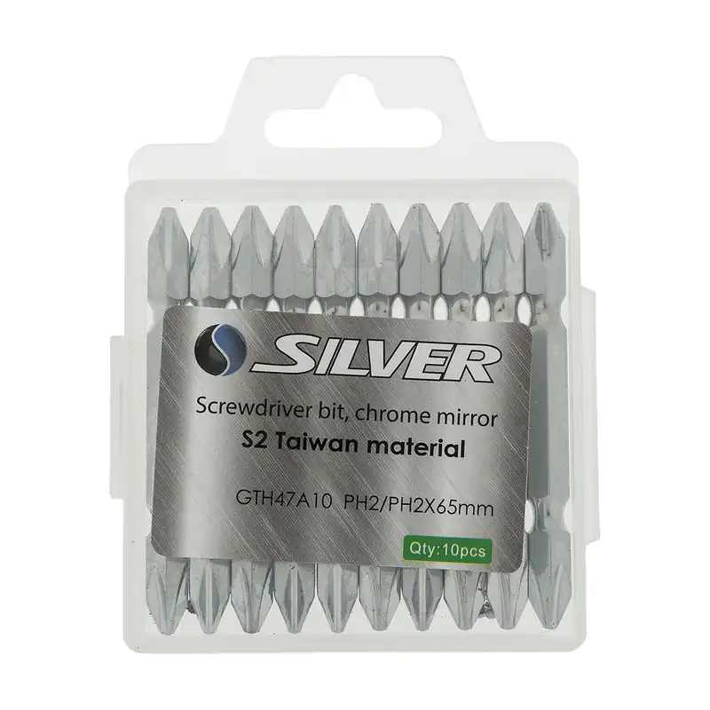 سری پیچ گوشتی دوطرفه سیلور مدل GTH47A10PH2 بسته 10 عددی