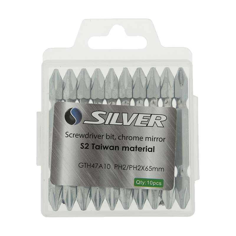 سری پیچ گوشتی دوطرفه سیلور مدل GTH47A10PH2 بسته 10 عددی