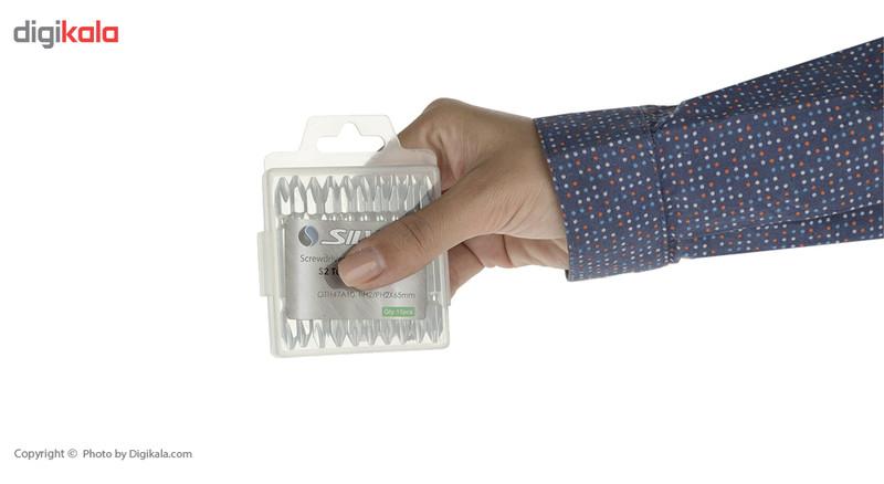 سری پیچ گوشتی دوطرفه سیلور مدل GTH47A10PH2 بسته 10 عددی