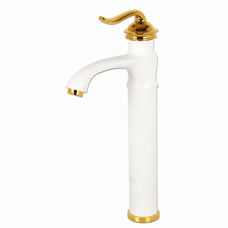 شیر روشویی راهدانه صنعت مدل پایه بلند بامبو