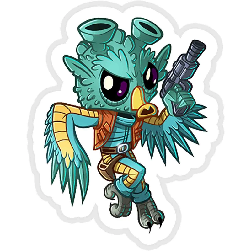 استیکر لپ تاپ طرح greed-OWL کد ST806