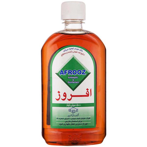 محلول ضدعفونی کننده سطوح افروز مدل CLEANER حجم 500 میلی لیتر