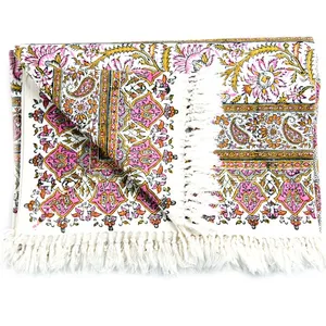 سفره قلمکار اعلا اثر چیت ساز طرح 4 سایز 135 × 200 سانتی متر