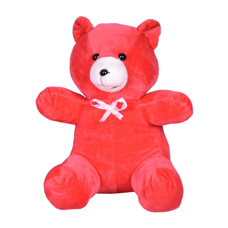 عروسک طرح خرس پاپیونی ارتفاع 25 سانتی متر