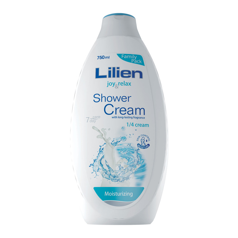 کرم شستشوی بدن لیلین مدل Moisturizing حجم 750 میلی لیتر
