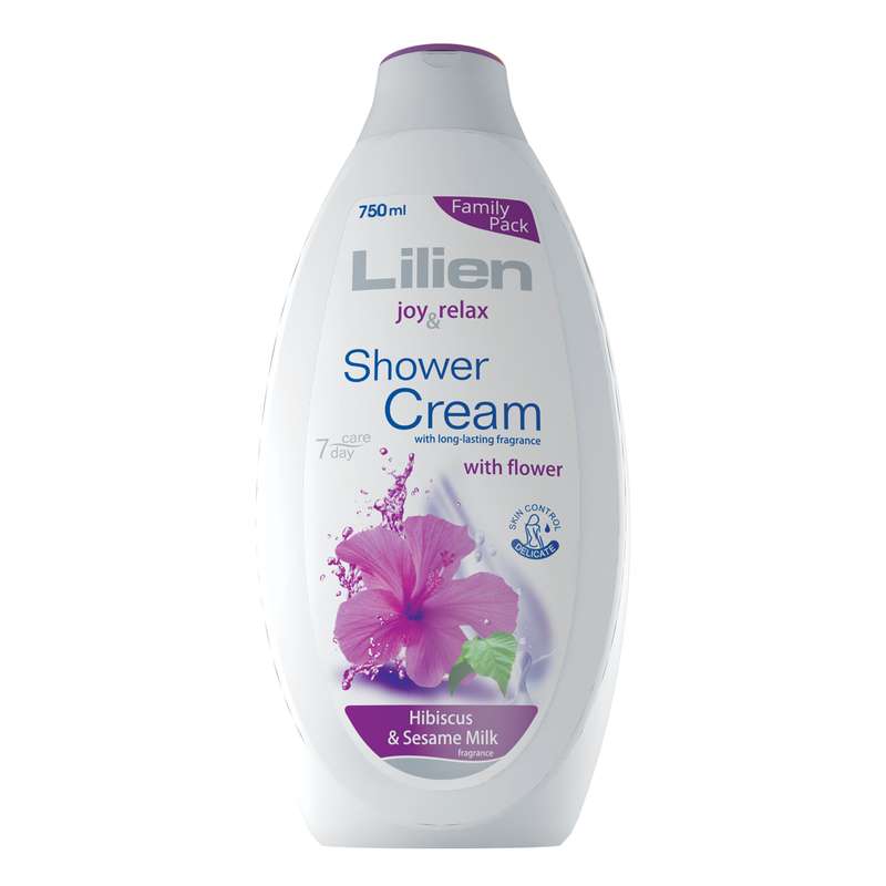 کرم شستشوی بدن لیلین مدل Hibiscus-Sesame Milk حجم 750 میلی لیتر کرم شستشوی بدن لیلین مدل Hibiscus-Sesame Milk حجم 750 میلی لیتر