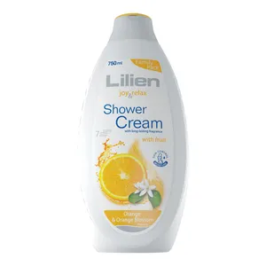 کرم شستشوی بدن لیلین مدل Orange - Orange Blossom حجم 750 میلی لیتر