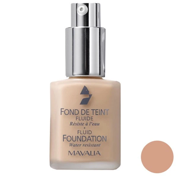 کرم پودر ماوالا سری Fluid مدل Beige Rose 510.02 حجم 30 میلی لیتر