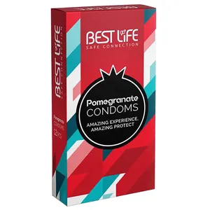 کاندوم بست لایف مدلPomegranate بسته 12 عددی