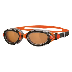 عینک شنا زاگز مدل Predator Flex Polarized Ultra - Orange/Black سایز 8