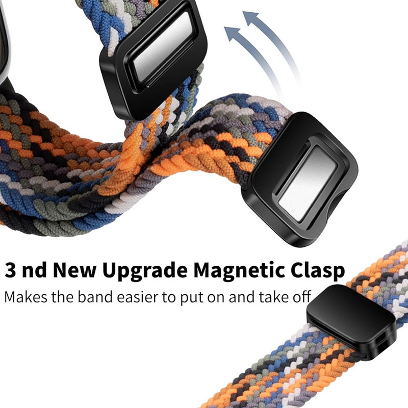 بند واچ من مدل Braided Magnetic مناسب برای اپل واچ سری 10 سایز 42 میلی متری
