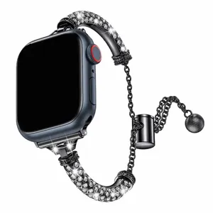 بند مدل Slim Diamond مناسب برای اپل واچ 42/44/45/49 میلی متری