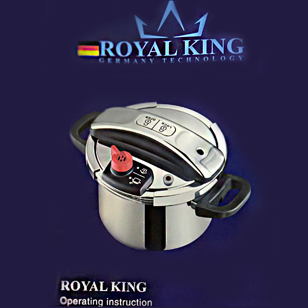 زودپز دوقلو  رویال کینگ مدل ROSHA -1900 گنجایش 7 و 5 لیتر