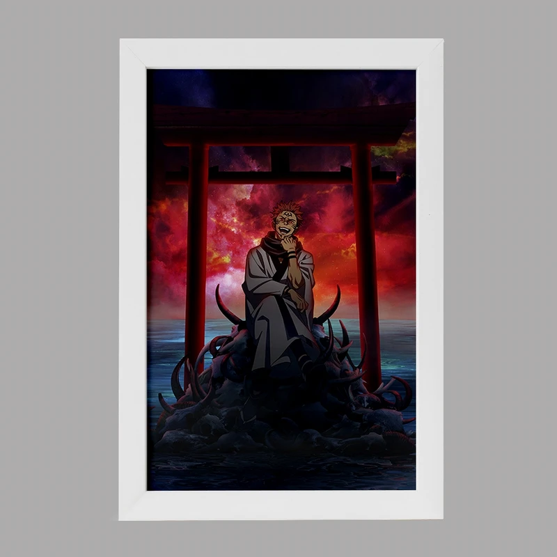 تابلو خندالو مدل انیمه جوجوتسو کایزن کد F827