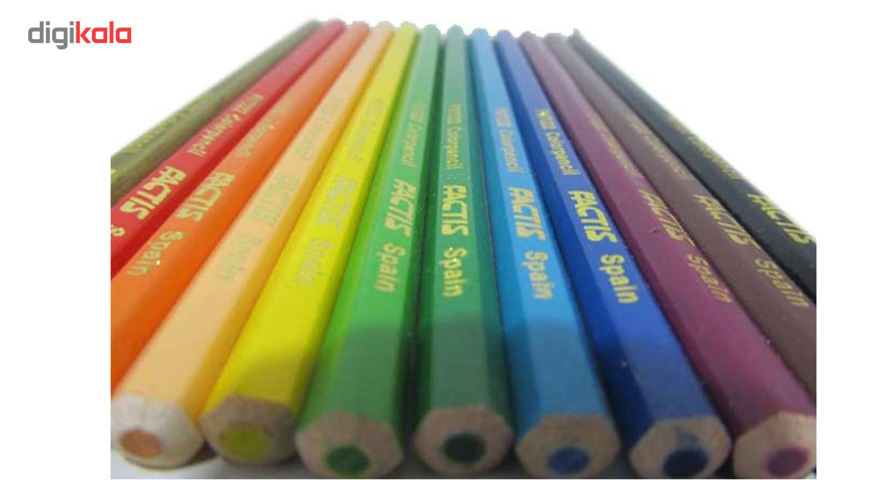مداد رنگی 12 رنگ فکتیس کد 701-2