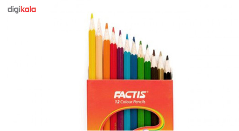 مداد رنگی 12 رنگ فکتیس کد 701-2