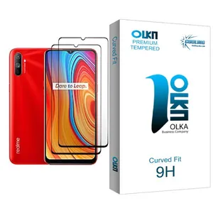Cooling Olka Glass MIX002 Screen Protector For Realme C3 Pack Of 2