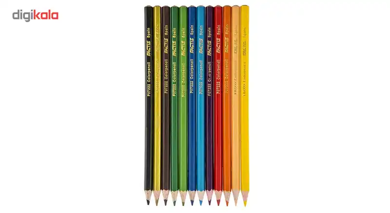 مداد رنگی 12 رنگ فکتیس کد 701-4