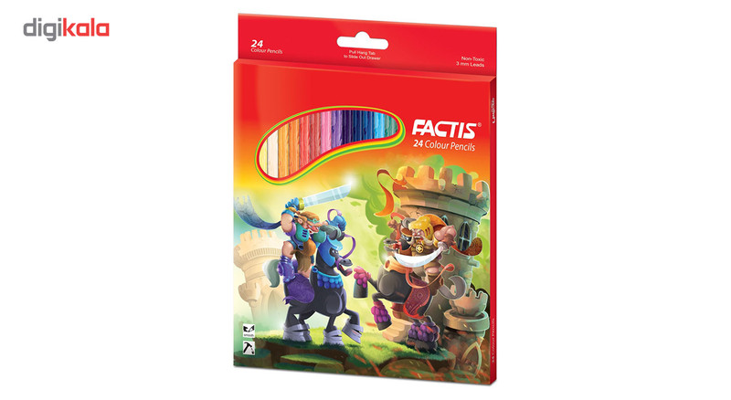 مداد رنگی 24 رنگ فکتیس کد 702-2