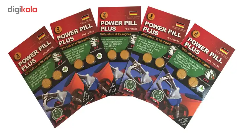 قرص بهینه ساز بنزین ای اف تی مدل پلاس بسته 5 عددی