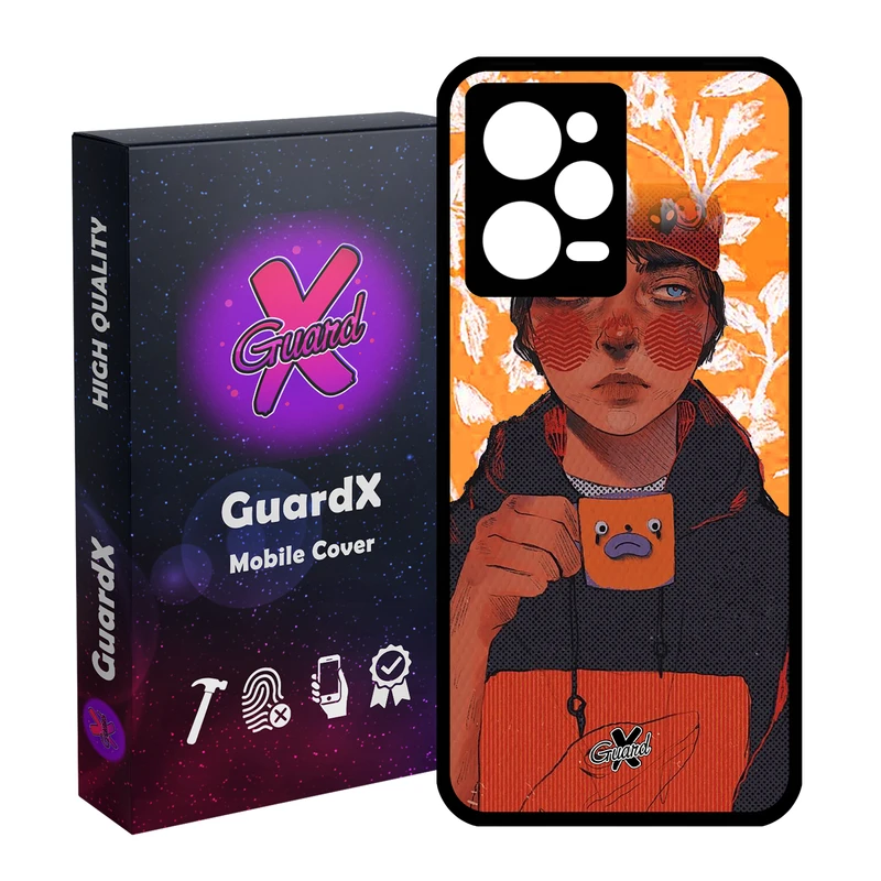 کاور گارد ایکس طرح Girl مدل Glass10319 مناسب برای گوشی موبایل شیائومی Redmi Note 12 Pro 5G/Poco X5 Pro 5G/Note 12 Pro Pro speed