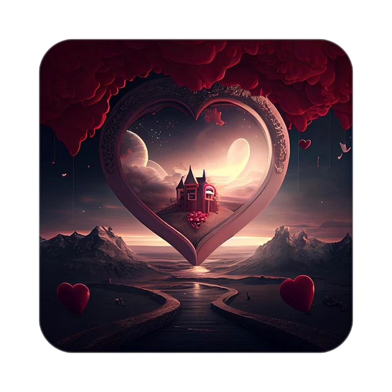 زیر لیوانی کاکتی مدل عاشقانه کد mp11514